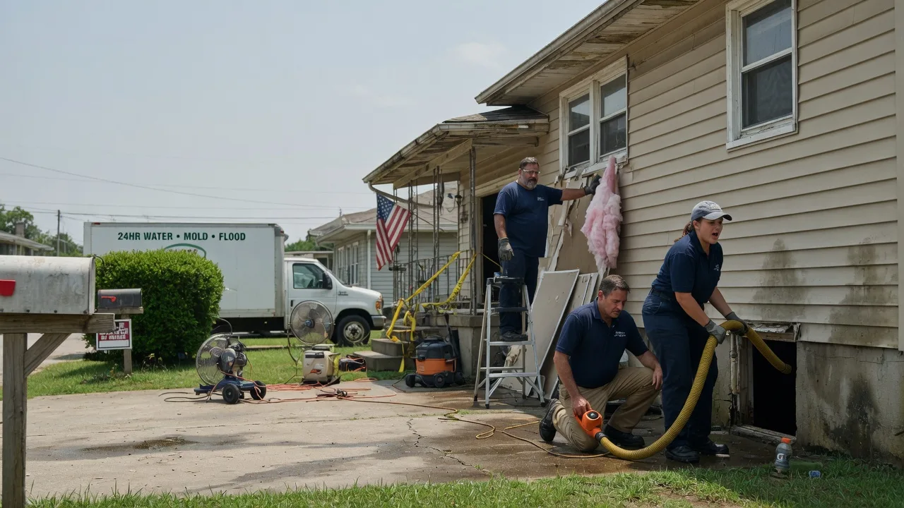 Water Damage Repair in Matherville, IL near me